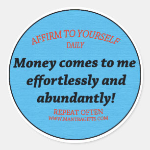 Adesivo Redondo Abundant Sticker