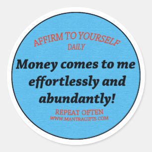 Adesivo Redondo Abundante