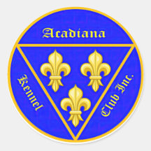 Acadiana Kennel Club Stickers