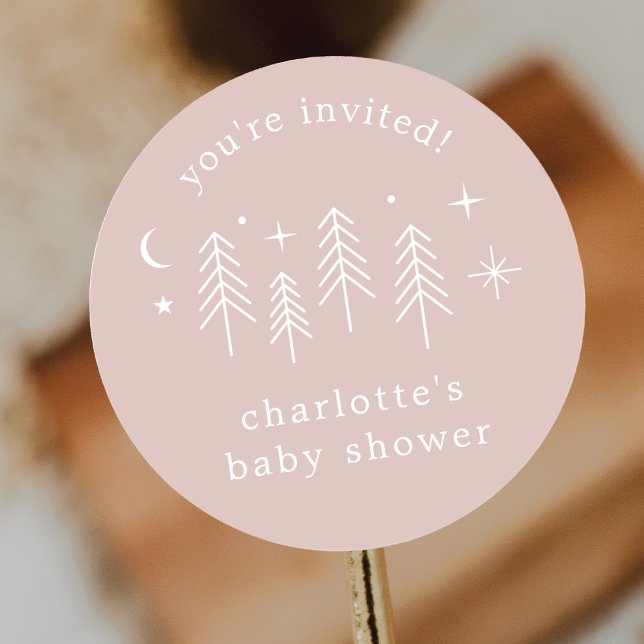 Adesivo Redondo Acampamento Você é Convidado (Criador carregado)