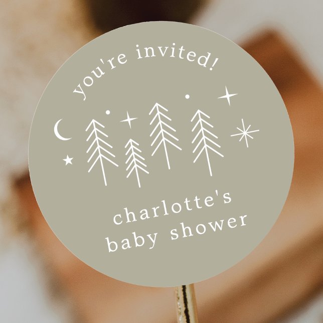 Adesivo Redondo Acampamento Você é Convidado (Criador carregado)