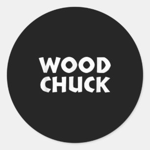 Adesivo Redondo Acampamento Woodchuck Woodchucks