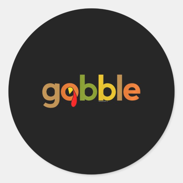 Adesivo Redondo Ação De Graças Para As Mulheres Seu Obrigado De Di (Frente)