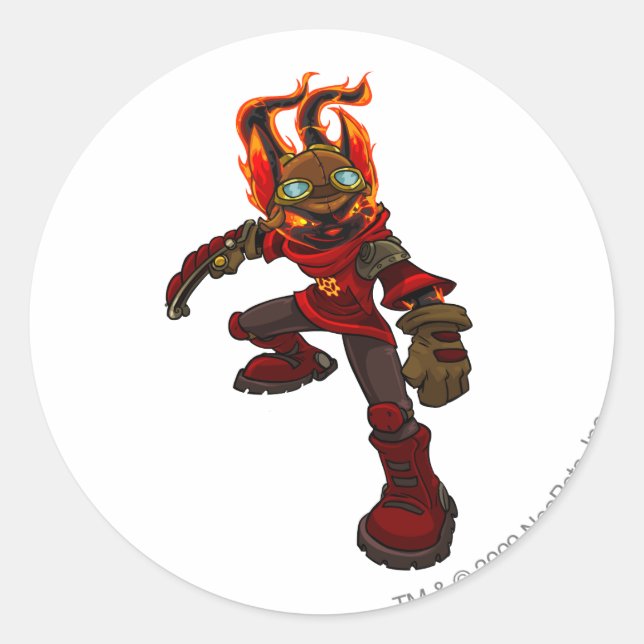 Adesivo Redondo Acara Moltara Player (Frente)