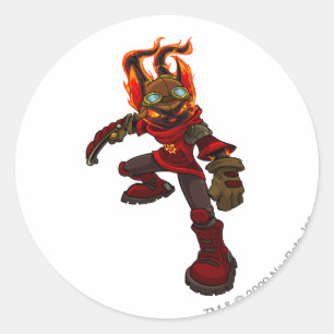 Adesivo Redondo Acara Moltara Player