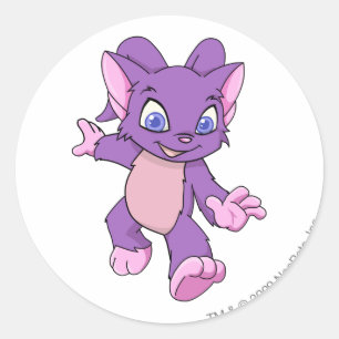 Adesivo Redondo Acara Purple