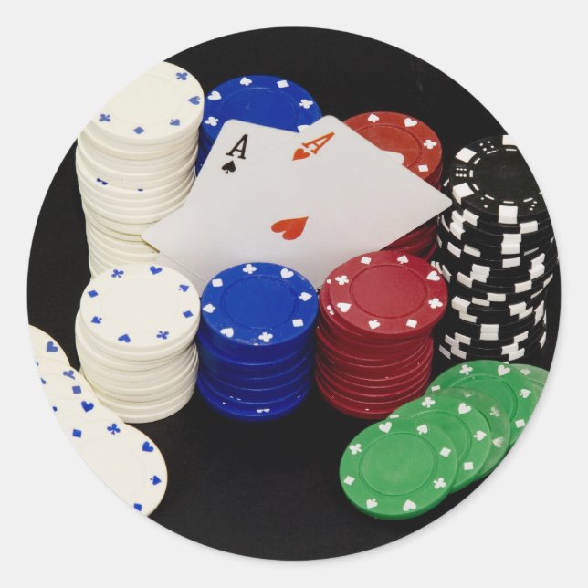 Adesivo Redondo Aces (Frente)