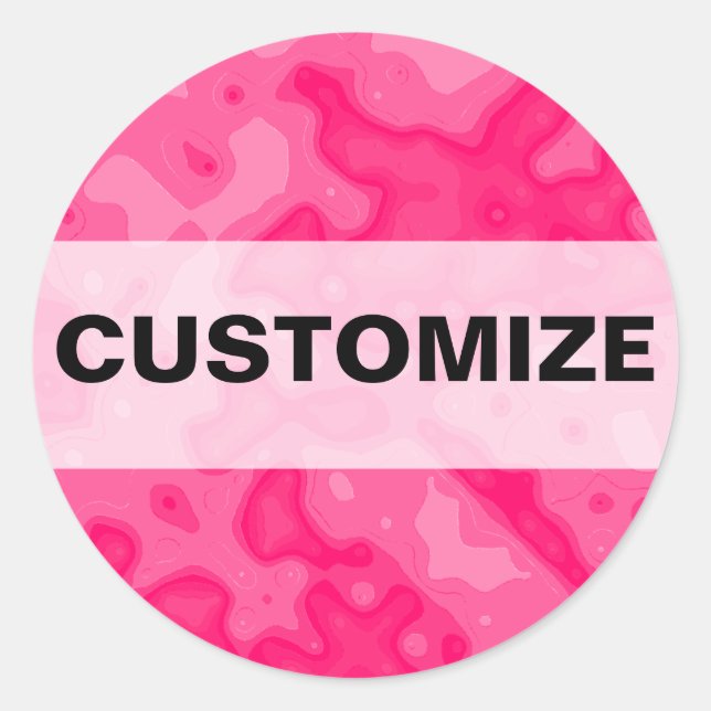 Adesivo Redondo Acidente de fábrica de pastilhas (Frente)