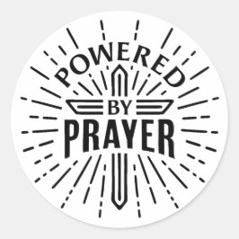 Adesivo Redondo Acionado pela oração