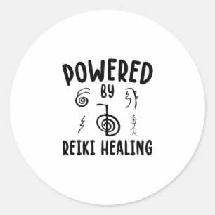 Adesivo Redondo Acionado pelo Reiki Healing   Ideias de presentes