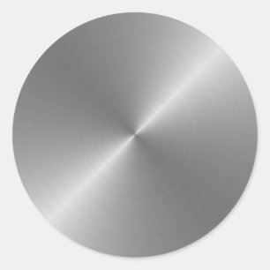 Adesivo Redondo Aço