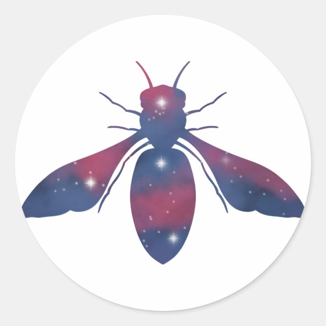 Adesivo Redondo Acondicionador de Paisagem das Abelhas Escuras (Frente)