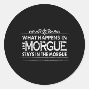 Adesivo Redondo Acontece Na Tecnologia De Autopsy Do Coronista Mor