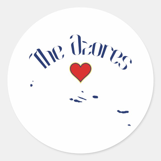 Adesivo Redondo Açores (Frente)