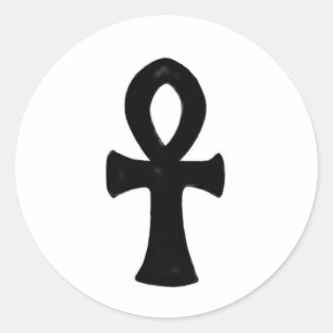 Adesivo Redondo Acredite (Fantasy Ankh)