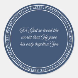 Adesivo Redondo Acredite - Foco