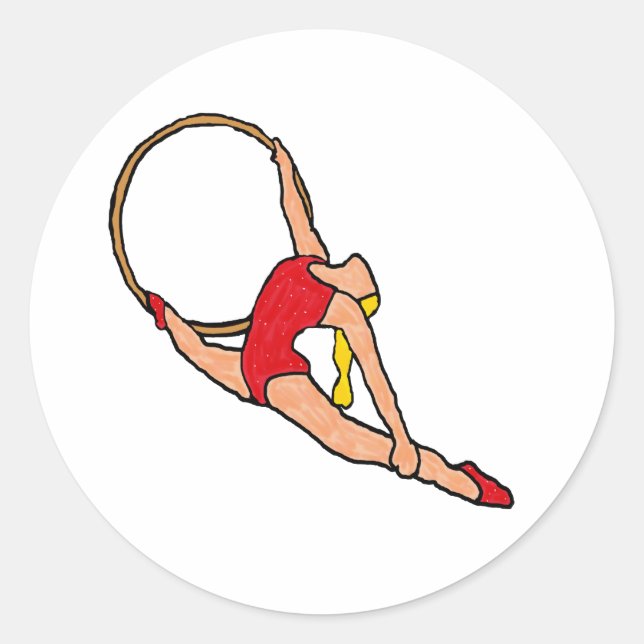 Adesivo Redondo Acrobat (Frente)