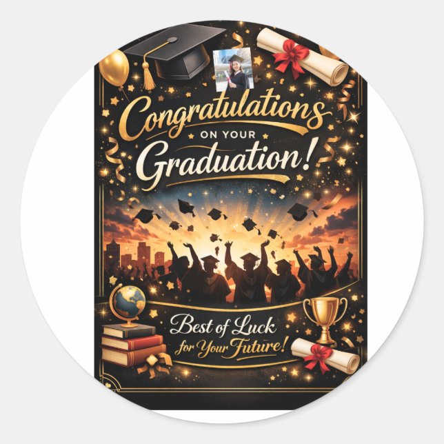 Adesivo Redondo Acrylic Wall Art (Frente)