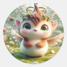 Adesivo Redondo Açúcar Castanho