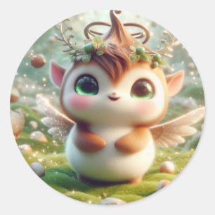 Adesivo Redondo Açúcar Castanho