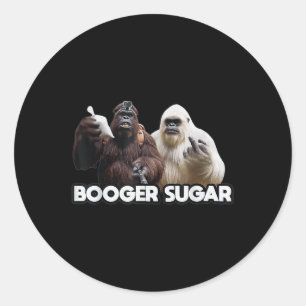 Adesivo Redondo Açúcar de Bofe Sasquatch Yeti Cervejas no Nariz Ad