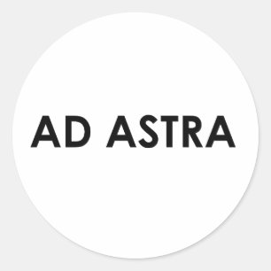 Adesivo Redondo Ad astra