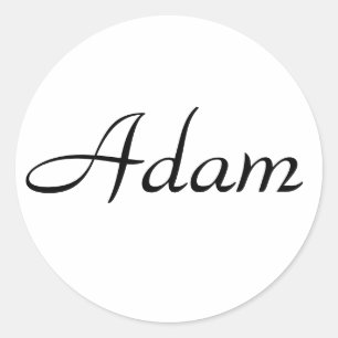 Adesivo Redondo Adam