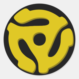 Adesivo Redondo Adaptador 45 Record