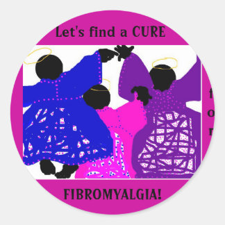 Adesivo Redondo Adesivos/Fibromialgia
