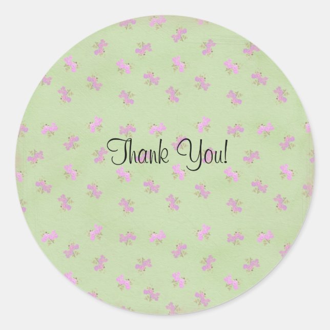 Adesivo Redondo adesivos...rosa (Frente)