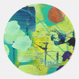 Adesivo Redondo Adesivos/Selos no Design de Campo Aberto/Postes de