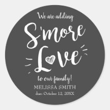 Adicionando o Chá de fraldas Smore Love S'mores