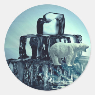 Adesivo Redondo Adicionar O Próprio SLOGAN Para Salvar O Planeta 