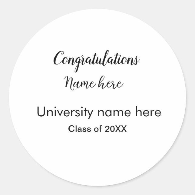 Adesivo Redondo adicionar texto simples formando adicionar nome da (Frente)