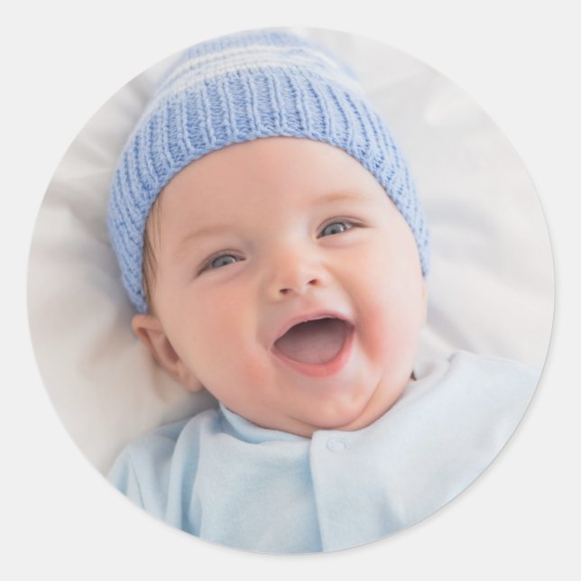 Adesivo Redondo Adicionar uma foto (Frente)