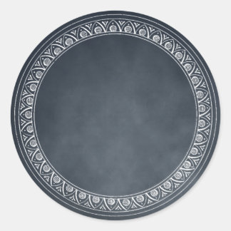 Adesivo Redondo Adicionar Vinheta Personalizada Do Quadro De Alqui