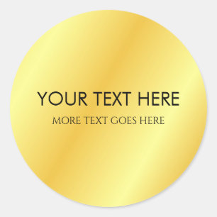 Adesivo Redondo Adicione o modelo de inicial do monograma do seu n