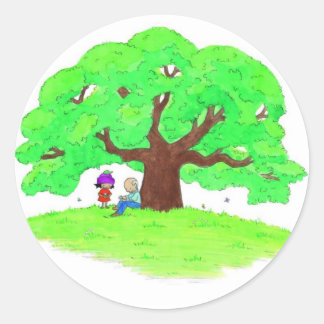 Adesivo Redondo Adicione-se e vovô.