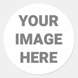 Adesivo Redondo Adicione seu Design de Foto