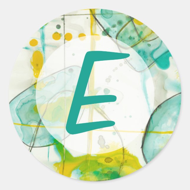 Adesivo Redondo Adicione seu nome | Rascunho I (Frente)