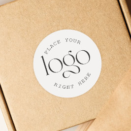 Adesivo Redondo Adicione Seu Próprio Logotipo Comercial Personaliz