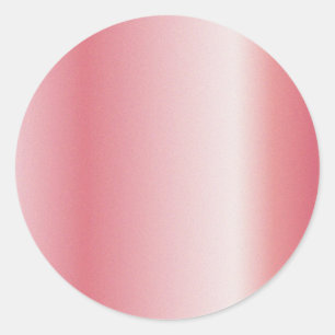 Adesivo Redondo Adicione Seu Texto Enviar Logo Rosa Dourado Modelo