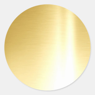 Adesivo Redondo Adicione Seu Texto Glam Glamour Dourado Modelo Ele
