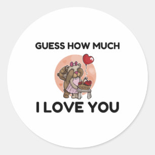ADESIVO REDONDO ADIVINHA O QUANTO EU TE AMO
