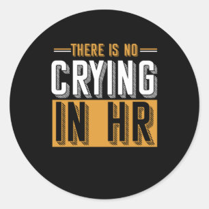 Adesivo Redondo Administrador de Gerenciamento de Funcionários do