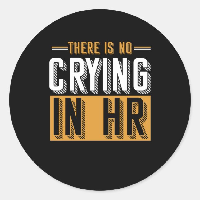 Adesivo Redondo Administrador de Gerenciamento de Funcionários do  (Frente)