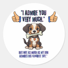 ADESIVO REDONDO ADMIRO-TE MUITO