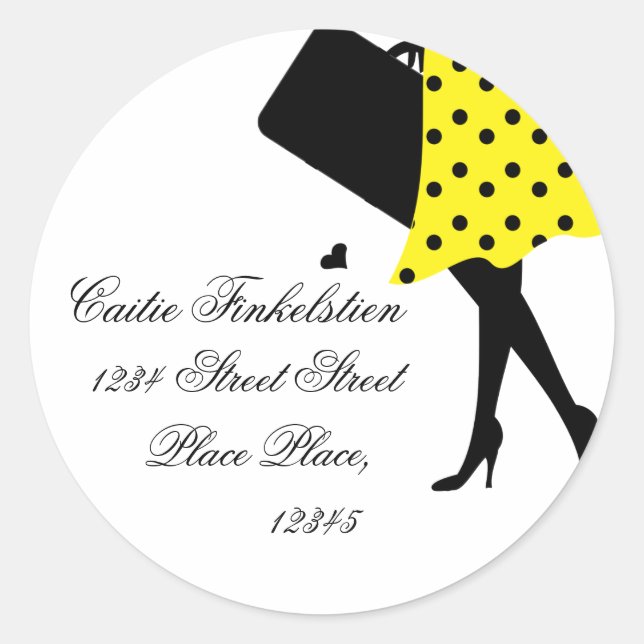 Adesivo Redondo Adora a Viagem (Frente)