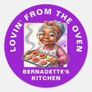 Adesivo Redondo Adorando do Forno