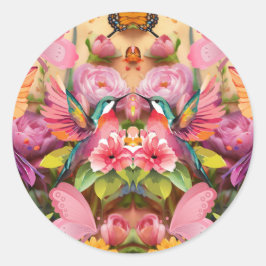 Adesivo Redondo adorável